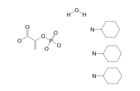 Phosphoenolpyruvic acid tri(cyclohexylamine) salt monohydrate