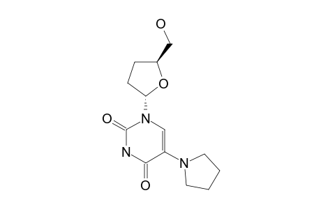 1-(2,3-DIDEOXY-ALPHA-D-GLYCERO-PENTOFURANOSYL)-5-PYRROLIDINOURACIL