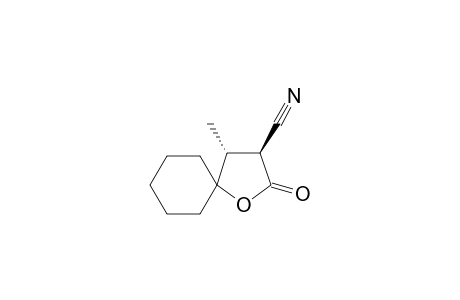 (3S,4R)-3-Cyano-4-methyl-5,5-pentamethylenetetrahydrofuranone