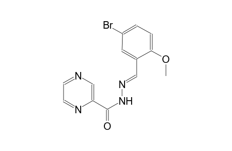 N'-[(E)-(5-bromo-2-methoxyphenyl)methylidene]-2-pyrazinecarbohydrazide