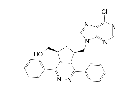 [(5S,7R)-7-[(6-chloranylpurin-9-yl)methyl]-1,4-diphenyl-6,7-dihydro-5H-cyclopenta[d]pyridazin-5-yl]methanol