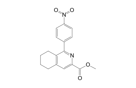 Methyl 5,6,7,8-tetrahydro-1-(4-nitrophenyl)isoquinoline-3-carboxylate