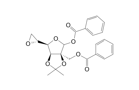 5,6-Anhydro-1-O-benzoyl-2-C-benzoyloxymethyl-2,3-O-isopropylidene-D-mannofuranose