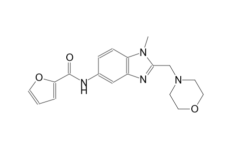 2-furancarboxamide, N-[1-methyl-2-(4-morpholinylmethyl)-1H-benzimidazol-5-yl]-
