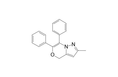 2-methyl-6,7-di(phenyl)-4H-pyrazolo[1,5-d][1,4]oxazine