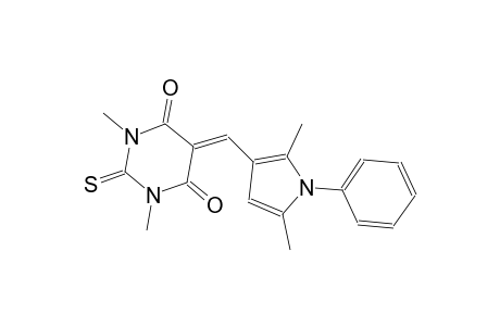 5-[(2,5-dimethyl-1-phenyl-1H-pyrrol-3-yl)methylene]-1,3-dimethyl-2-thioxodihydro-4,6(1H,5H)-pyrimidinedione