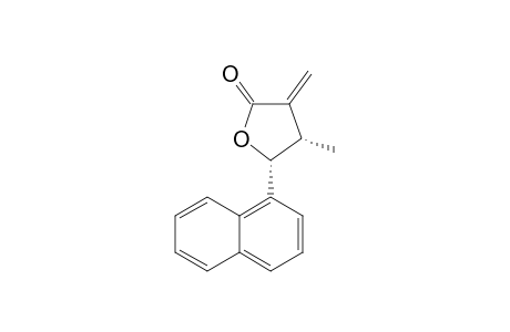 cis-(+-)-3-Methyl-2-methylene-4-naphthalen-1-yl-.gamma.-butyrolactone