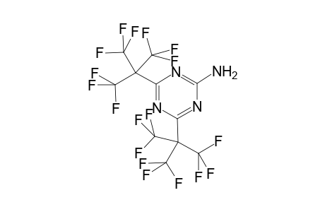 4,6-Bis[2,2,2-trifluoro-1,1-bis(trifluoromethyl)ethyl]-1,3,5-triazin-2-amine