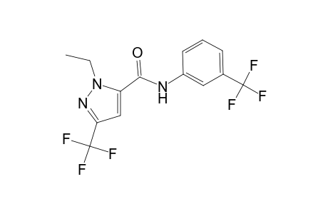 1-Ethyl-3-(trifluoromethyl)-N-[3-(trifluoromethyl)phenyl]-1H-pyrazole-5-carboxamide