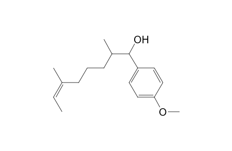(+-)-1-(4-methoxyphenyl)-2,6-dimethyl-6-octen-1-ol