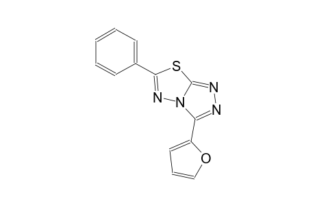 3-(2-furyl)-6-phenyl[1,2,4]triazolo[3,4-b][1,3,4]thiadiazole