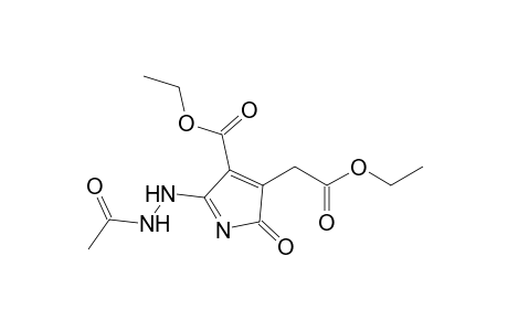 Ethyl 5-(2-acetylhydrazino)-4-(ethoxycarbonyl)-2-oxo-2H-pyrrole-3-acetate