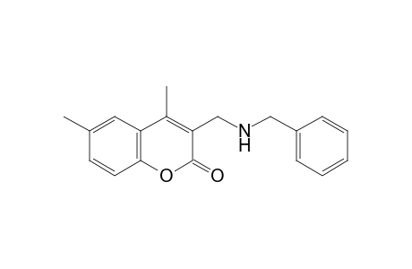 3-[(BENZYLAMINO)METHYL]-4,6-DIMETHYLCOUMARIN