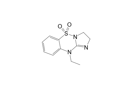 3H-Imidazo[1,2-b][1,2,4]benzothiadiazine, 10-ethyl-2,10-dihydro-, 5,5-dioxide