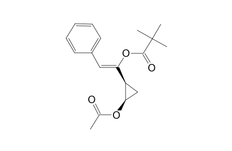 (CIS)-(Z)-1-(2-ACETOXY-CYCLOPROPYL)-2-PHENYLVINYL-PIVALATE