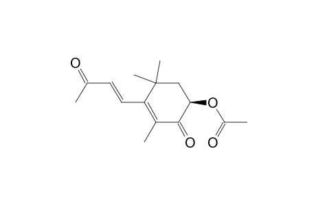 2-Cyclohexen-1-one, 6-(acetyloxy)-2,4,4-trimethyl-3-(3-oxo-1-butenyl)-, [R-(E)]-