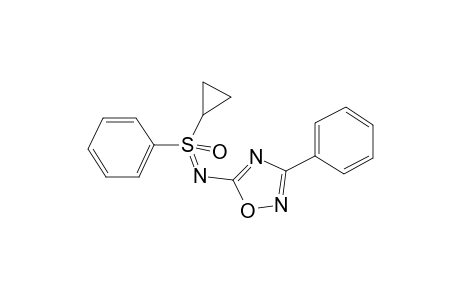 Cyclopropyl(phenyl)[(3-phenyl-1,2,4-oxadiazol-5-yl)imino]-.lambda.6-sulfanone