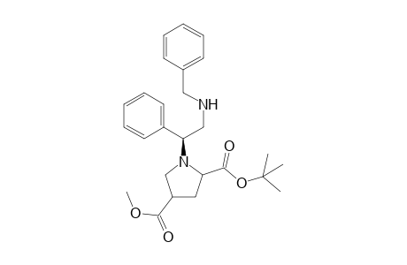 (2S,4R)- and (2S,4S)-1-[(S)-2-Benzylamino-1-phenethyl]-2-tertbutoxycarbonyl-4-methoxycarbonylpyrrolidine