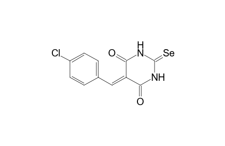 5-(4-Chlorobenzylidene)-2-selenobarituric acid