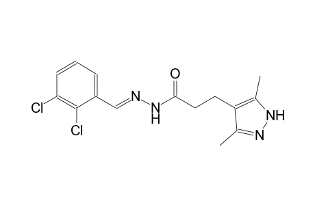 1H-pyrazole-4-propanoic acid, 3,5-dimethyl-, 2-[(E)-(2,3-dichlorophenyl)methylidene]hydrazide