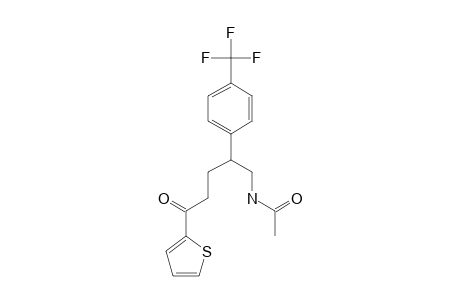 N-[5-OXO-5-THIOPHEN-2-YL-2-(4-TRIFLUOROMETHYLPHENYL)-PENTYL]-ACETAMIDE