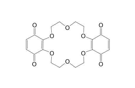 10,13,23,26-Tetraoxo-2,5,8,15,18,21-hexaoxatricyclo[20.4.0.4(9,14)]-1(22),9(14),11(12),24(25)-hexacosatetraene [Dibenzoquino[18]crown-6]