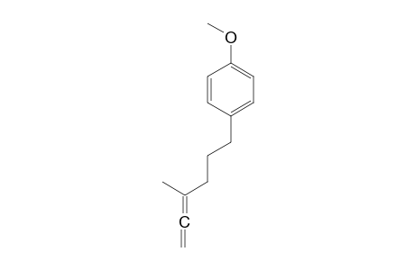 1-Methoxy-4-(4-methylhexa-4,5-dienyl)benzene