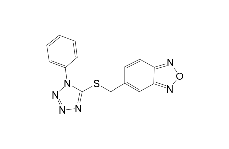 5-[(1-phenyl-1,2,3,4-tetrazol-5-yl)sulfanylmethyl]-2,1,3-benzoxadiazole