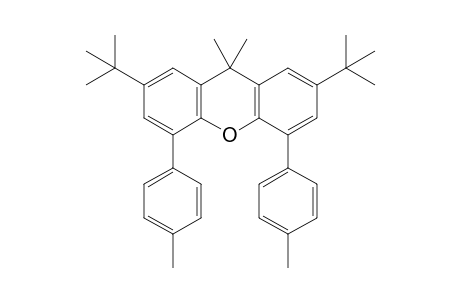 4,5-Bis(p-tolyl)-2,7-di-tert-butyl-9,9-dimethyl-9H-xanthene