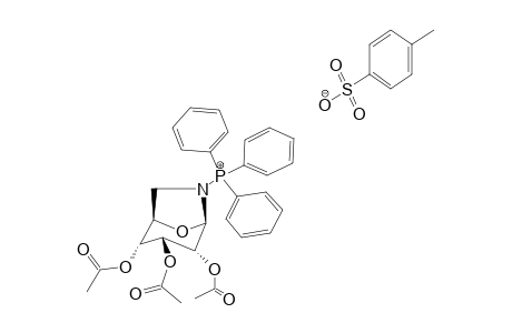 2,3,4-TRI-O-ACETYL-1,6-ANHYDRO-6-DEOXY-6-TRIPHENYLPHOSPHONIOAMINO-BETA-D-GLUCOPYRANOSE-P-TOLYLSULFONATE