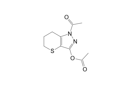 (1-acetyl-6,7-dihydro-5H-thiopyrano[3,2-c]pyrazol-3-yl) acetate