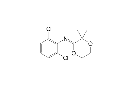 (3,3-DIMETHYL-1,4-DIOXAN-2-YLIDENE)-2,6-DICHLOROPHENYLAMINE