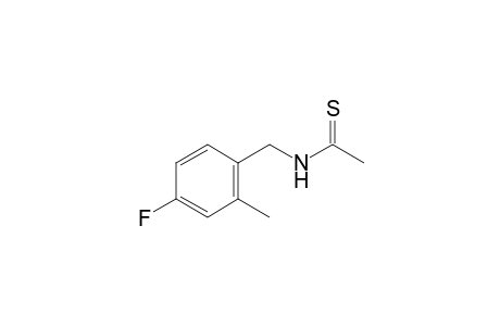 N-[(4-fluoro-2-methyl-phenyl)methyl]thioacetamide