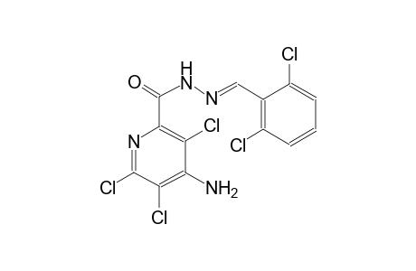 4-amino-3,5,6-trichloro-N'-[(E)-(2,6-dichlorophenyl)methylidene]-2-pyridinecarbohydrazide