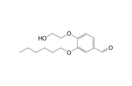 3-Hexyloxy-4-(2'-hydroxyethoxy)-benzaldehyde