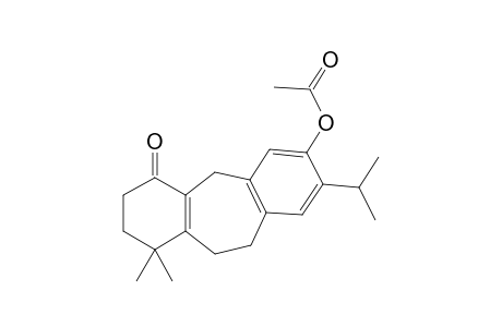 8-isopropyl-1,1-dimethyl-4-oxo-2,3,4,5,10,11-hexahydro-1H-dibenzo[a,d]cyclohepten-7-yl acetate