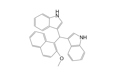 3-[1H-indol-3-yl(2-methoxy-1-naphthyl)methyl]-1H-indole