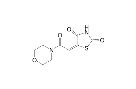 (5E)-5-[2-(4-morpholinyl)-2-oxoethylidene]-1,3-thiazolidine-2,4-dione