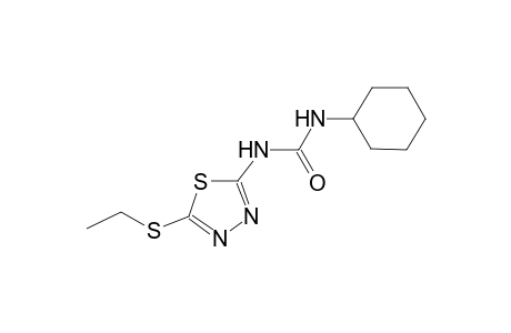 N-cyclohexyl-N'-[5-(ethylsulfanyl)-1,3,4-thiadiazol-2-yl]urea