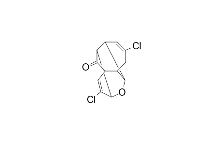 5,2,9-Ethanylylidene-1-benzoxepin-11-one, 3,7-dichloro-2,5,5a,6,9,9a-hexahydro-