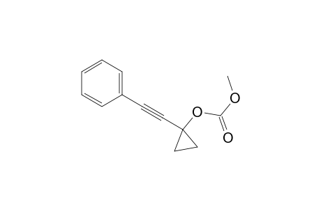 1-[(Methoxycarbonyl)oxy]-1-(2-phenylethynyl)cyclopropane