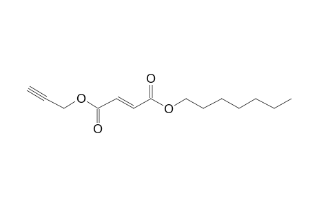 Fumaric acid, heptyl propargyl ester