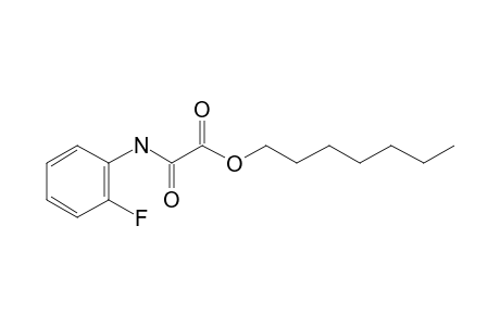 Oxalic acid, monoamide, N-(2-fluorophenyl)-, heptyl ester