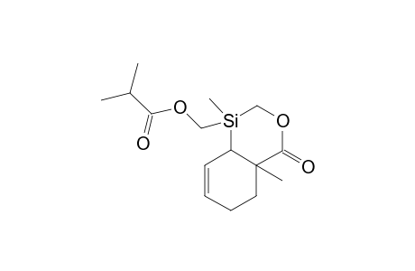 (4',8'a-Dimethyl-1'-oxo-4'a,7',8',8'a[a-tetrahydro-4'-silaisochroman-4'-yl)methyl isobutanoate