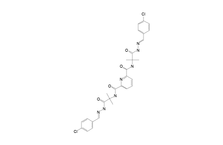 N(2),N(6)-BIS-[1-[2-(4-CHLOROBENZYLIDENE)-HYDRAZINYL]-2-METHYL-1-OXOPROPAN-2-YL]-PYRIDINE-2,6-DICARBOXAMIDE