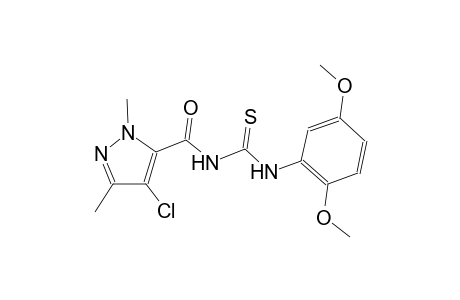N-[(4-chloro-1,3-dimethyl-1H-pyrazol-5-yl)carbonyl]-N'-(2,5-dimethoxyphenyl)thiourea