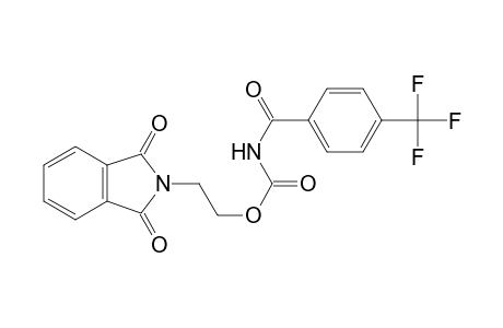 Carbamic acid, [4-(trifluoromethyl)benzoyl]-, 2-(1,3-dihydro-1,3-dioxo-2H-isoindol-2-yl)ethyl ester