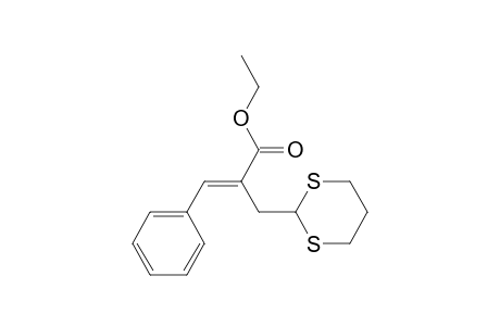 1,3-Dithiane-2-propanoic acid, .alpha.-(phenylmethylene)-, ethyl ester, (E)-