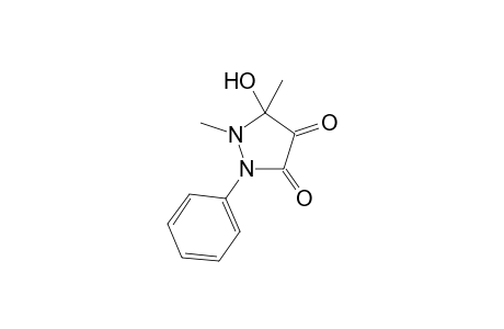 1-Phenyl-2,3-dimethyl-3-hydroxypyrazolidine-4,5-dione