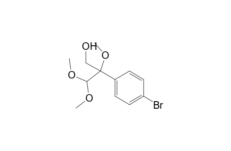 2-(4-Bromophenyl)-2,3,3-trimethoxypropan-1-ol